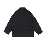 Unisex Jacket Fall Retro Workwear Washed Jacket