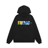 Vlone Hoodie autumn and winter gradual change big V letter