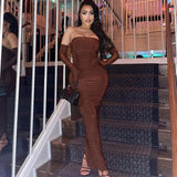 Women Dresses Summer Slim Fit Long Sleeve Slim Fit Dress