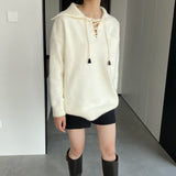 Women Winter Knitted Sweater Crew Neck Thick Sweater Winter Loose-Fitting Long Sleeve Sweater R8826