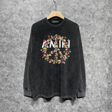 Amiri Long-Sleeve Shirt Vintage Distressed Long Sleeve T-shirt