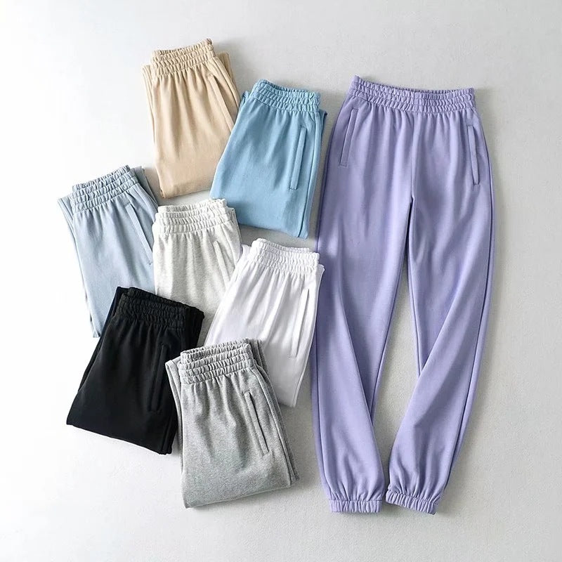 Women Sweatpants Loose Casual Sports Pants Spring and Autumn Ankle Banded Pants Sweatpants