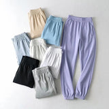 Women Sweatpants Loose Casual Sports Pants Spring and Autumn Ankle Banded Pants Sweatpants