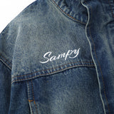 Women Jacket Loose Denim Jacket Autumn Denim Coat Jacket