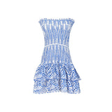 Women Dresses Embroidery Lotus Leaf Skirt Spring Hollow Dress (Qymy0409)