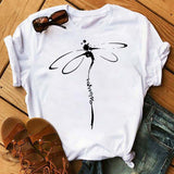 Maycaur Women's T-shirt Casual Kawaii Sunflower Butterfly