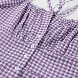 Women Dress Plaid Dress Spring/Summer A- line Skirt