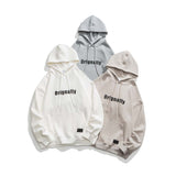 Unisex Shirts Autumn Chest Letter Hooded Sweater