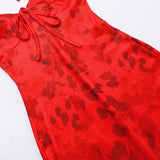 Women Dresses Summer Slim Fit Dress Sexy Print Backless Slip Dress