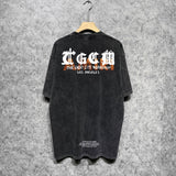 Amiri T-shirt Washed and Worn Retro Short Sleeve T-shirt