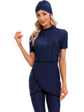 Muslim Bathing Suits Muslim Swimwear Short Sleeve Women Swimsuit Women Beach Swimsuit Burkini