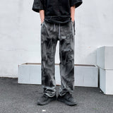 Women Sweatpants Loose Straight Sweatpants Vintage Sports Trousers Men