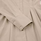 Women Dress Shirt Dress Autumn and Winter Long Sleeve A- line Dress