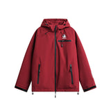 Unisex Winter Cotton Coat Solid Color Multi-Pocket Function down Jacket