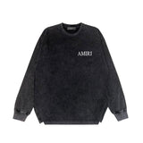 Amiri Long-Sleeve Shirt Plant Pattern Vintage Long Sleeve T-shirt