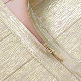 Women's Wedding Dress Gilding Bandage Hip Skirt Evening Dress