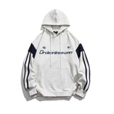 Unisex Hoodie Autumn Contrast Color Stripe Hooded Sweater