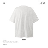 American vintage street T-shirt pure cotton retro men's and women's summer loose