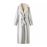 Women Coats Spring Coat Long Shirt