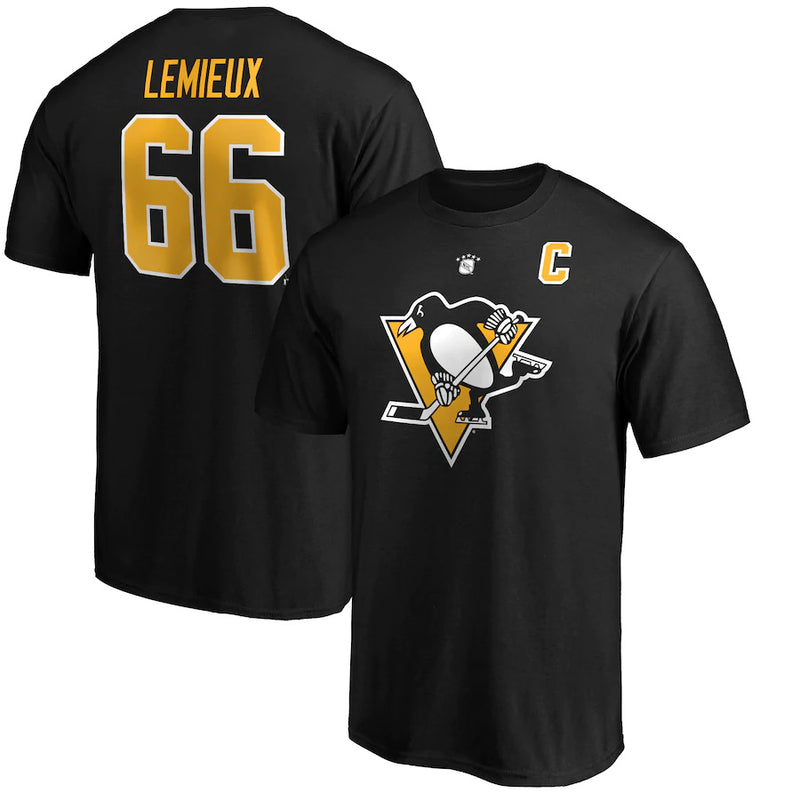 NHL T-Shirts NHL Penguin Ice Hockey Suit T-Shirt Sports Loose T-Shirt Short Sleeve