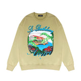 Amiri Long Sleeved Shirt Fashion Brand Crew Sweatshirts round Neck Sweater