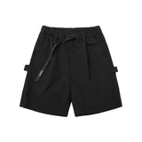 Men Shorts Retro Workwear Shorts Loose Ribbon Shorts