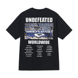 UNDEFEATED T Shirts Crew Neck Men's and Women's Loose