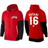 MLB Hoodie WBC Japan Shohei Otani 1 sweater baseball jersey hoodie (Part 3)