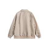 Unisex Jacket Loose Lapel Mechanical Style Jacket Men and Women Same Coat