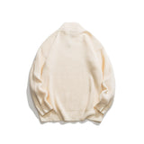 Unisex Sweater Winter Zip Turtleneck Sweater