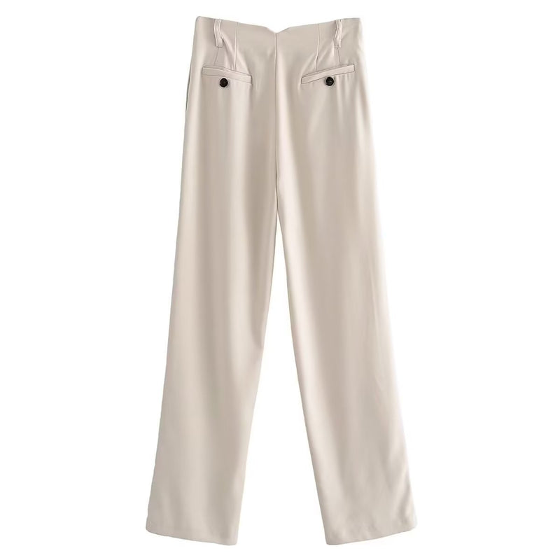 Women Sweatpants Autumn Straight Casual Pants Loose Suit Pants