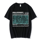 2024Anime Print Serial Experiments Lain  Cotton T-Shirt