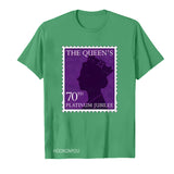 Inspired by Queen's Platinum Jubilee 2022 Elizabeth 70 Years T-shirt Pattern