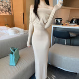 Women Dresses Long Sleeve Dress Fall Slim Fit Hip Skirt