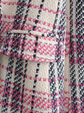 Women Suits Autumn Vintage Texture Double Breasted Blazer Women's Suit