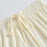 Women Sweatpants Spring Snake Bone Pattern Wide Leg Pants Striped Straight Loose Casual Pants