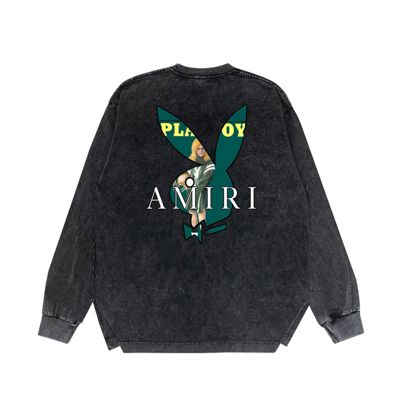 Amiri Long-Sleeve Shirt Vintage Long Sleeve T-shirt