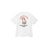 Men T-shirts HUMAN Labrador Slub Cotton Print Short Sleeves