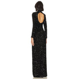 Women Dresses Sexy Long Sleeve Dress Long Evening Dress (Zns0409)