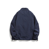 Unisex Jacket Vintage Stand Collar Sports Jacket Spring and Autumn Coat