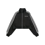 Unisex Jacket Vintage Top Sports Coat Stand Collar Jacket