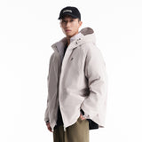 Unisex Winter Cotton Coat Printed Logo Hooded down Jacket
