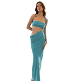 Women Dresses Spring Long Dress Sexy Sling Waist-Baring Dress