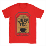 Men's T-Shirts Liber Tea Helldivers Game Vintage Cotton Tees