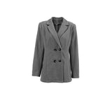 Women Trench Coat Autumn and Winter Gray Simple