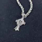 Chrome Hearts Necklace Hexagram Flame Cross Vintage Pendant