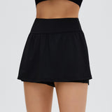 Women Yoga Sports Shorts Summer Women's Lightweight Short Skirt Running Fitness Pants Quick-Drying Tennis Skirt
