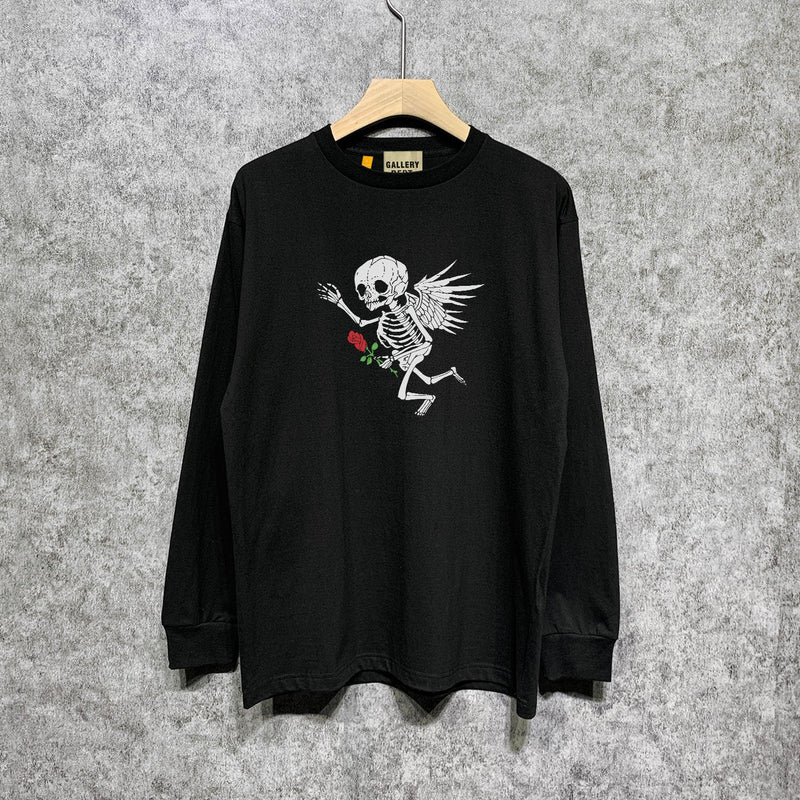 Gallery Dept Long Sleeved Shirt European and American Fashion Brand Long Sleeve Long-Sleeved T-shirt Blouse