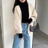 Women's Cardigan Sweater Autumn and Winter Knitting Coat Women's Cardigan Style Sweater 8t3117