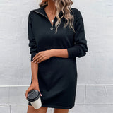 Women Knitted Sweater Fall/Winter Sweater Dress